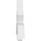 Ekena Millwork Alberta Architectural Grade PVC Gable Bracket, 84"W x 24 1/2"H x 4"D x 6"F, 7/12 Pitch GBP084X25X0406ALB00 - alternate 4